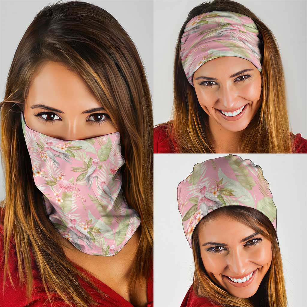 Australia Galah Cockatoo Neck Gaiter Eolophus Soseicapilla Couple Seamless Style - Aussie Hoodie
