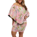 Australia Galah Cockatoo Off Shoulder Short Dress Eolophus Soseicapilla Couple Seamless Style - Aussie Hoodie