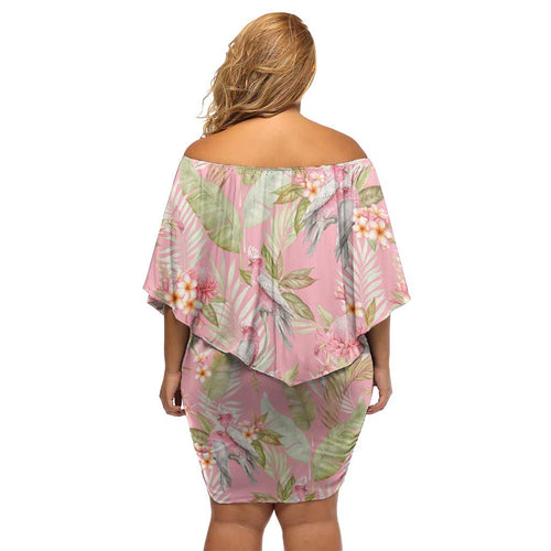 Australia Galah Cockatoo Off Shoulder Short Dress Eolophus Soseicapilla Couple Seamless Style - Aussie Hoodie