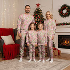 Australia Galah Cockatoo Christmas Pajama Set Eolophus Soseicapilla Couple Seamless Style - Aussie Hoodie