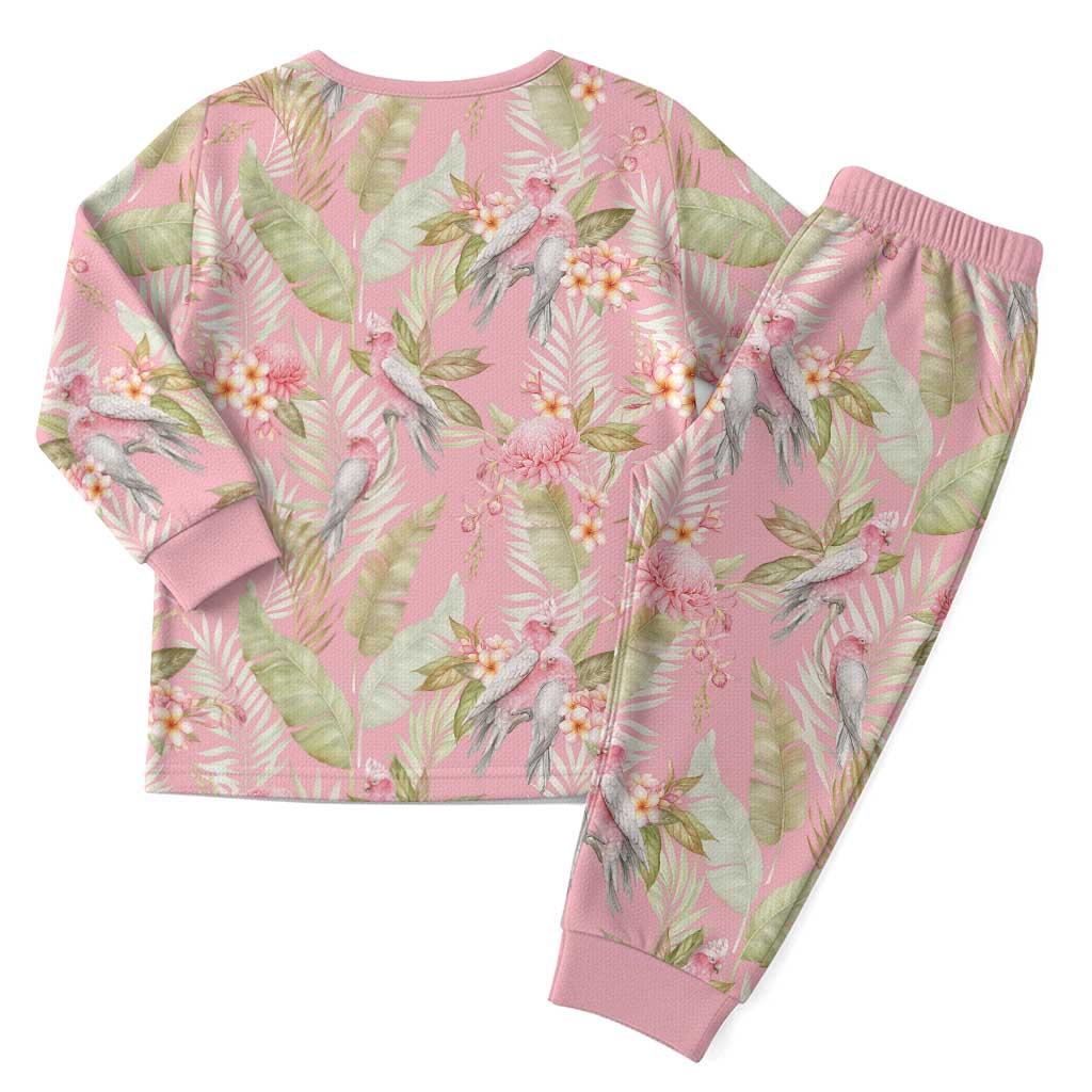 Australia Galah Cockatoo Christmas Pajama Set Eolophus Soseicapilla Couple Seamless Style - Aussie Hoodie