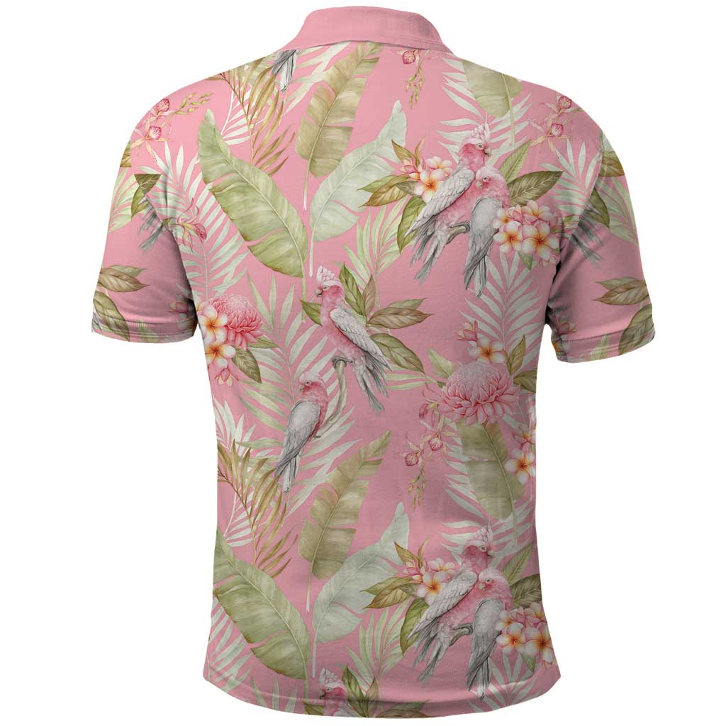 Australia Galah Cockatoo Polo Shirt Eolophus Soseicapilla Couple Seamless Style - Aussie Hoodie