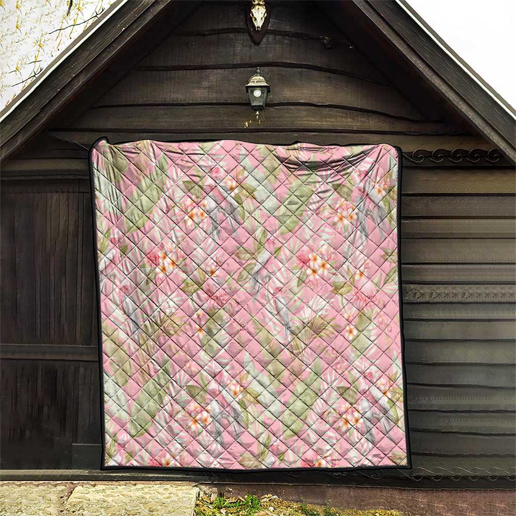 Australia Galah Cockatoo Quilt Eolophus Soseicapilla Couple Seamless Style - Aussie Hoodie
