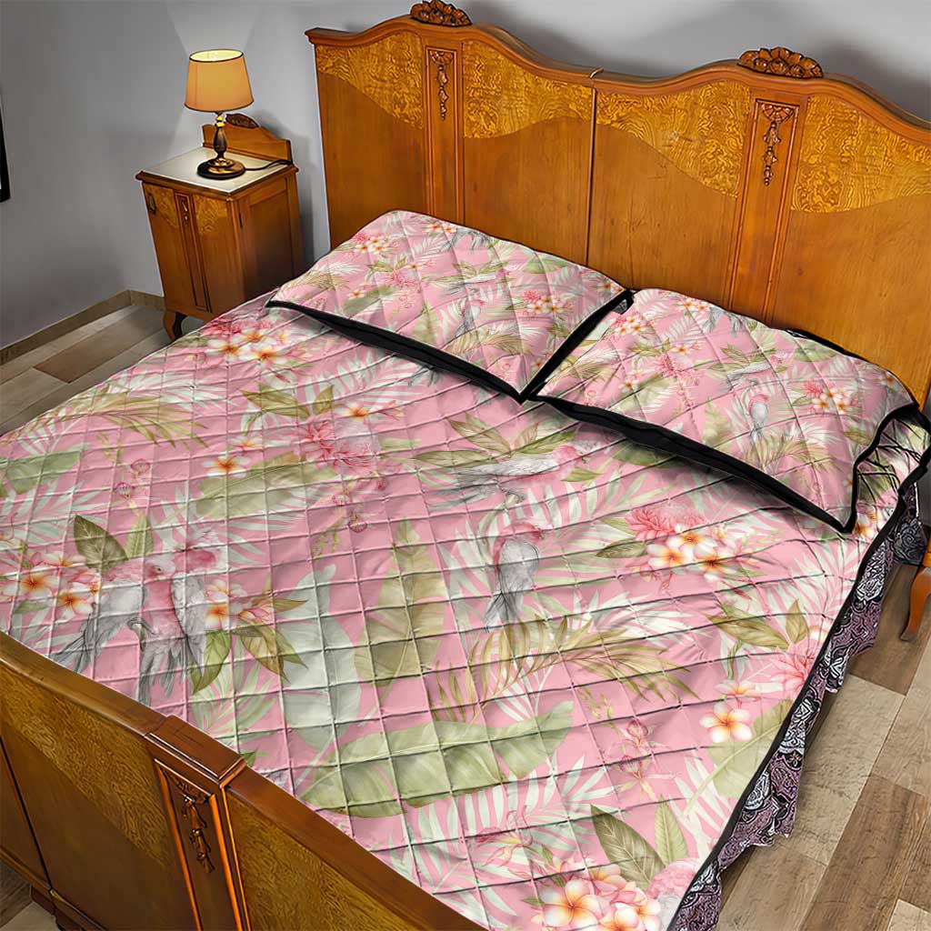 Australia Galah Cockatoo Quilt Bed Set Eolophus Soseicapilla Couple Seamless Style - Aussie Hoodie