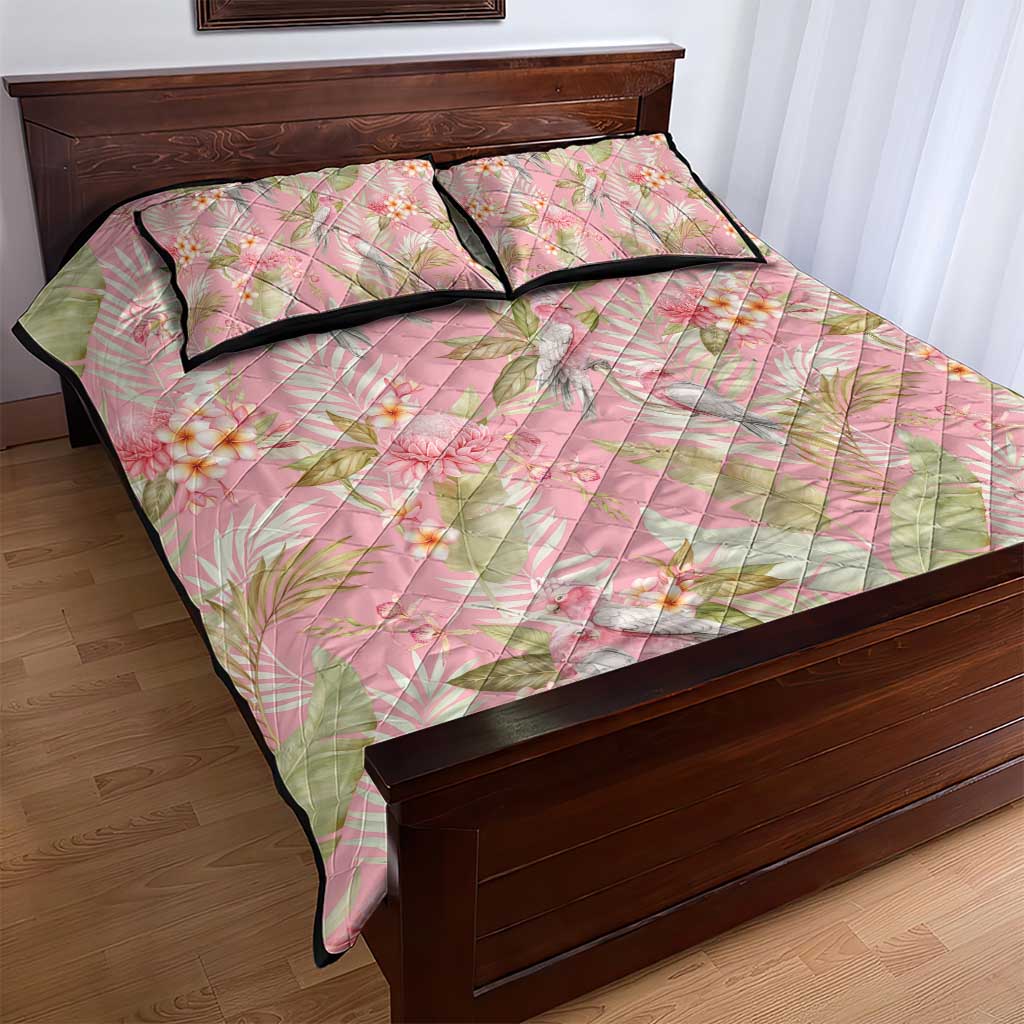 Australia Galah Cockatoo Quilt Bed Set Eolophus Soseicapilla Couple Seamless Style - Aussie Hoodie
