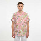 Australia Galah Cockatoo Scrub Top Eolophus Soseicapilla Couple Seamless Style - Aussie Hoodie