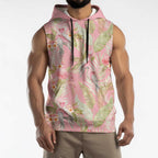Australia Galah Cockatoo Sleeveless Hoodie Eolophus Soseicapilla Couple Seamless Style - Aussie Hoodie