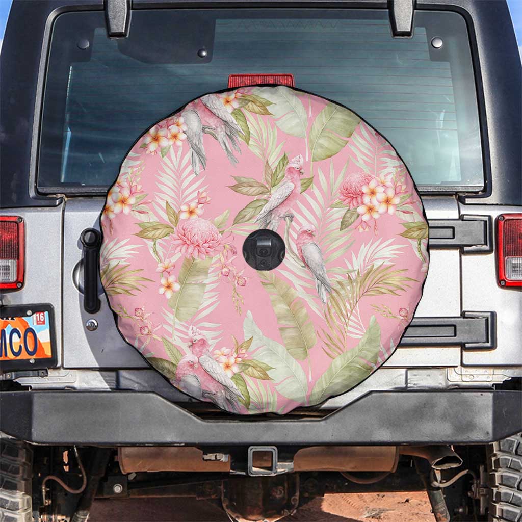 Australia Galah Cockatoo Spare Tire Cover Eolophus Soseicapilla Couple Seamless Style - Aussie Hoodie