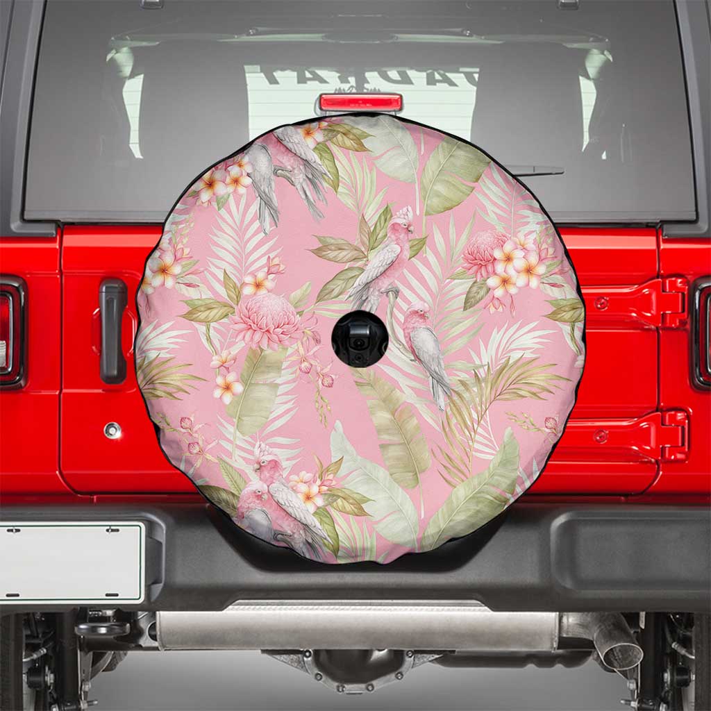 Australia Galah Cockatoo Spare Tire Cover Eolophus Soseicapilla Couple Seamless Style - Aussie Hoodie