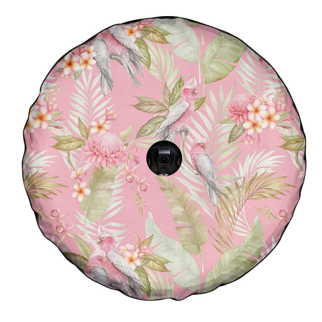 Australia Galah Cockatoo Spare Tire Cover Eolophus Soseicapilla Couple Seamless Style - Aussie Hoodie