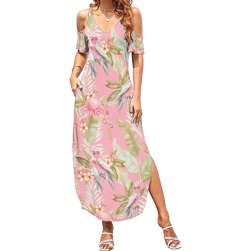 Australia Galah Cockatoo Summer Maxi Dress Eolophus Soseicapilla Couple Seamless Style - Aussie Hoodie