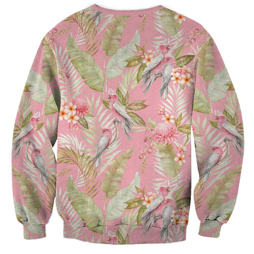 Australia Galah Cockatoo Sweatshirt Eolophus Soseicapilla Couple Seamless Style - Aussie Hoodie