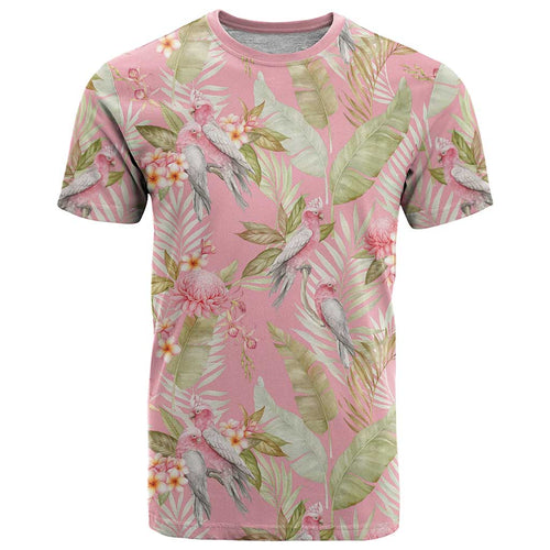 Australia Galah Cockatoo T Shirt Eolophus Soseicapilla Couple Seamless Style - Aussie Hoodie