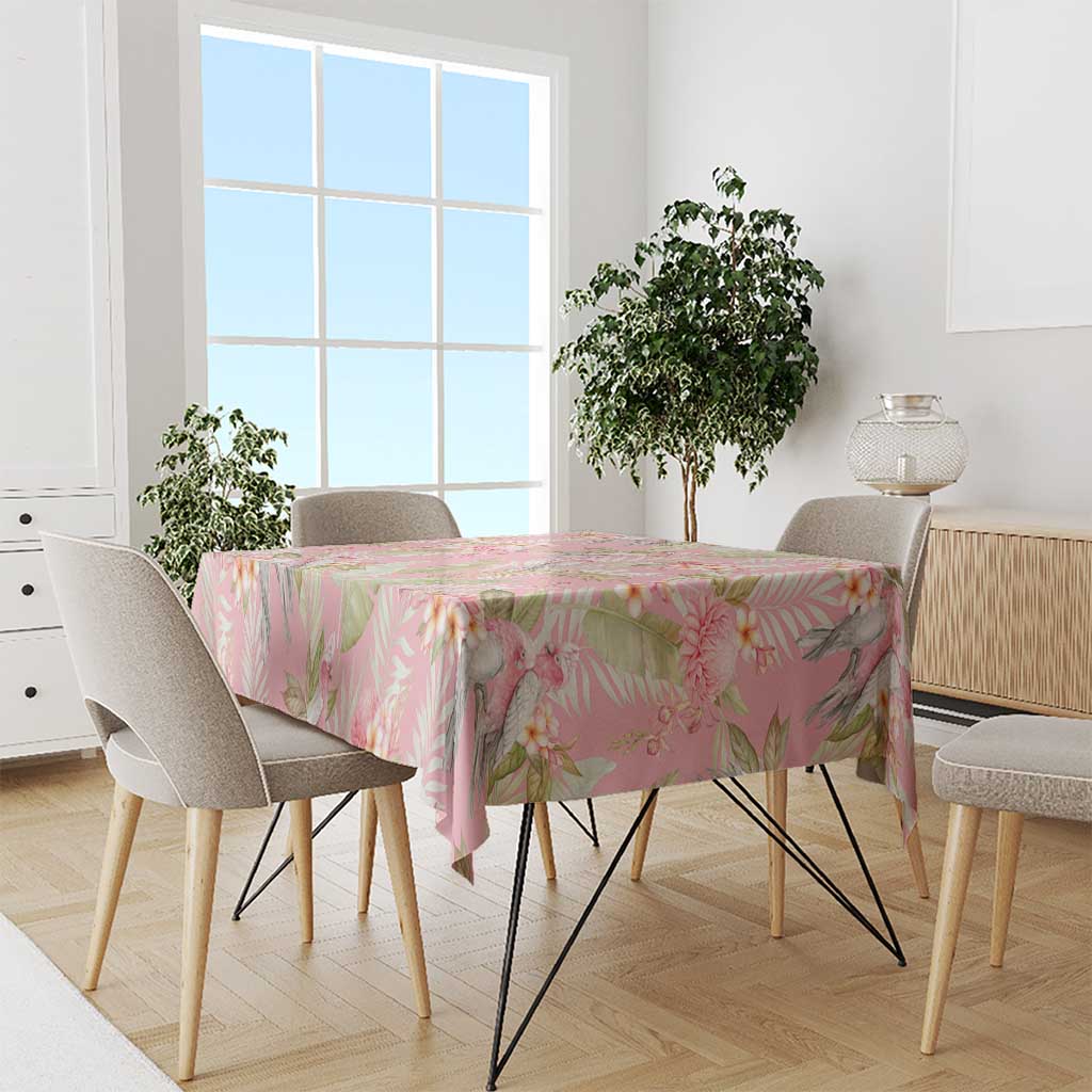 Australia Galah Cockatoo Tablecloth Eolophus Soseicapilla Couple Seamless Style - Aussie Hoodie
