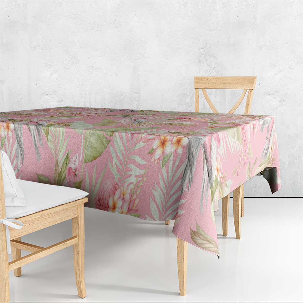 Australia Galah Cockatoo Tablecloth Eolophus Soseicapilla Couple Seamless Style - Aussie Hoodie