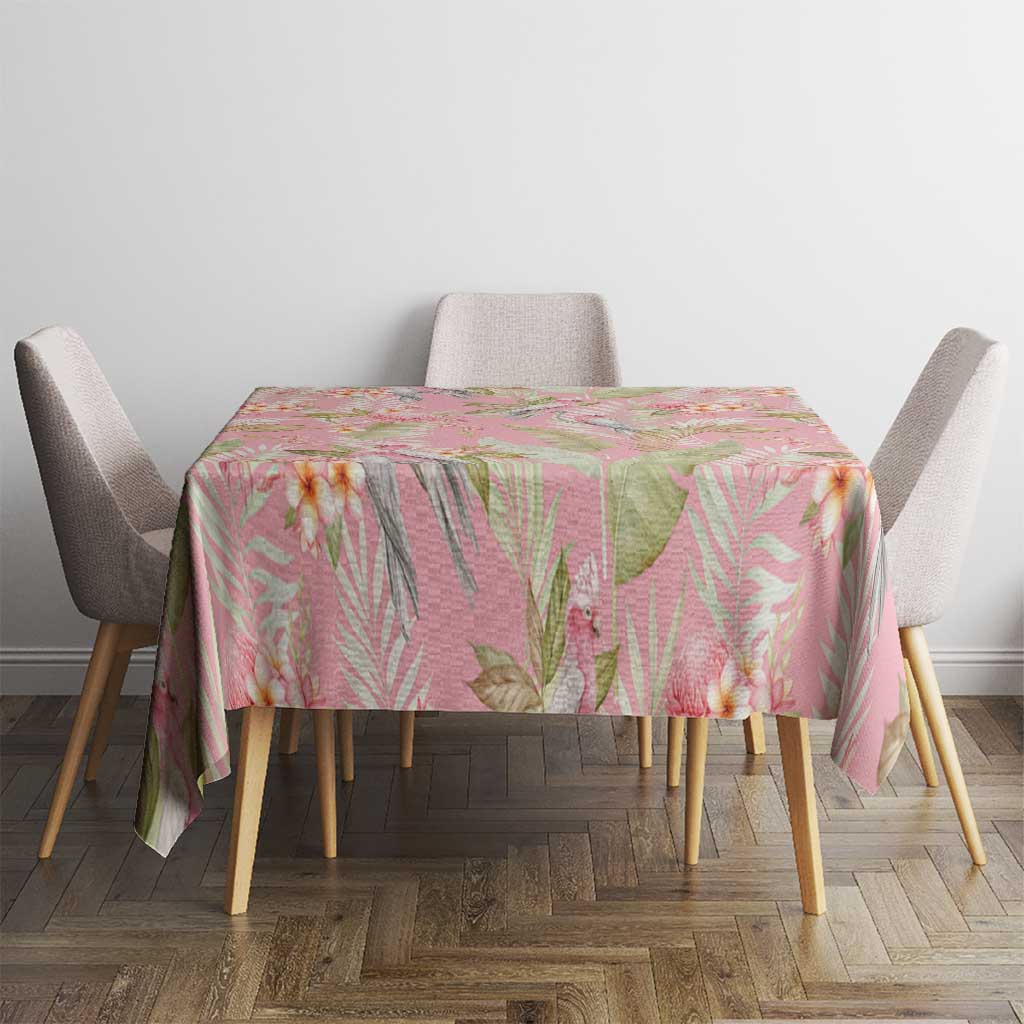 Australia Galah Cockatoo Tablecloth Eolophus Soseicapilla Couple Seamless Style - Aussie Hoodie