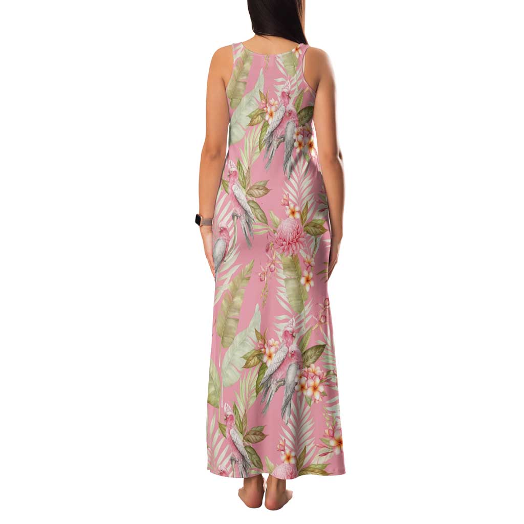 Australia Galah Cockatoo Tank Maxi Dress Eolophus Soseicapilla Couple Seamless Style - Aussie Hoodie