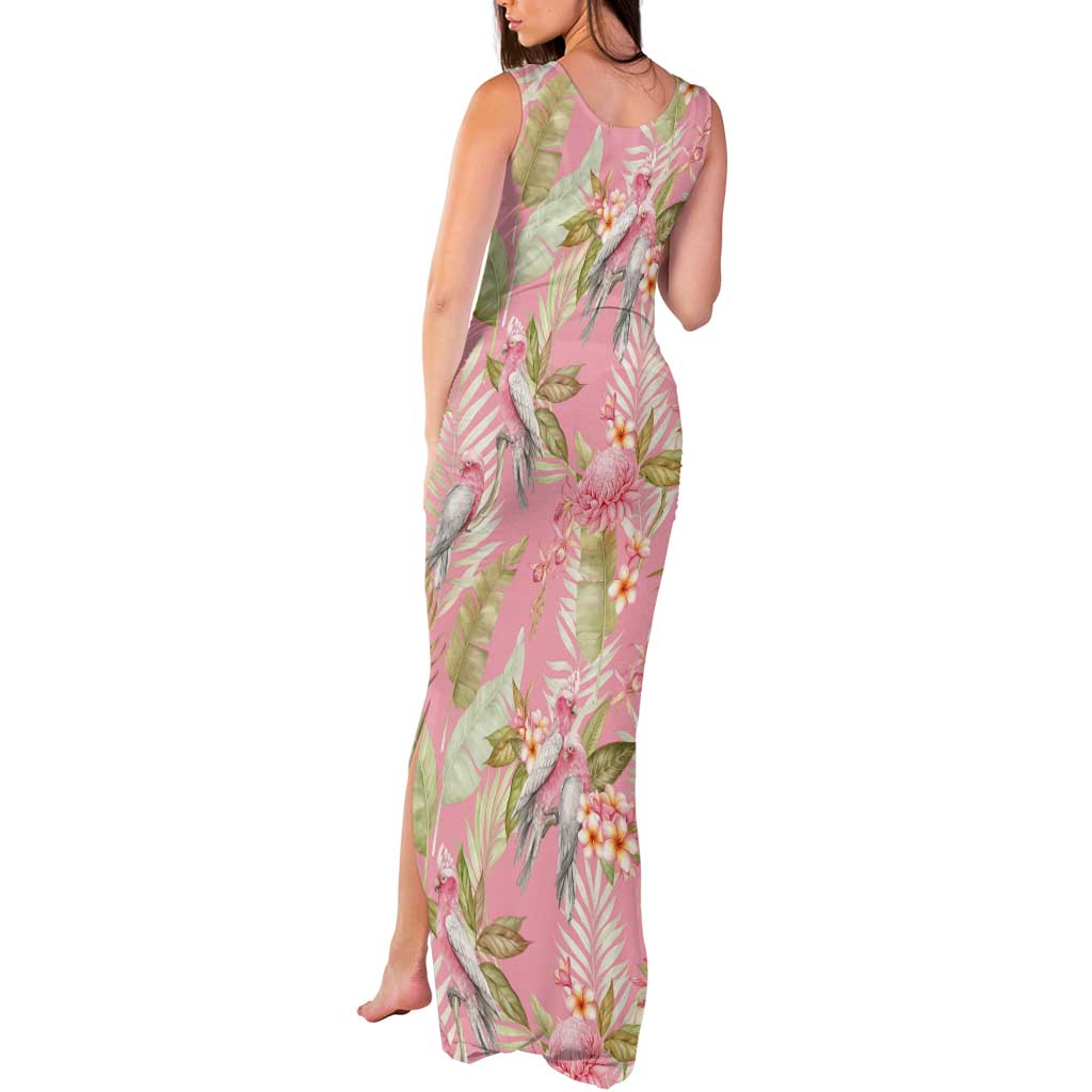 Australia Galah Cockatoo Tank Maxi Dress Eolophus Soseicapilla Couple Seamless Style - Aussie Hoodie