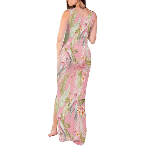 Australia Galah Cockatoo Tank Maxi Dress Eolophus Soseicapilla Couple Seamless Style - Aussie Hoodie
