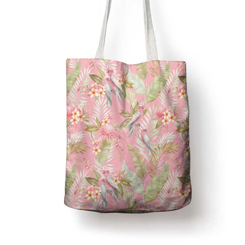 Australia Galah Cockatoo Tote Bag Eolophus Soseicapilla Couple Seamless Style - Aussie Hoodie
