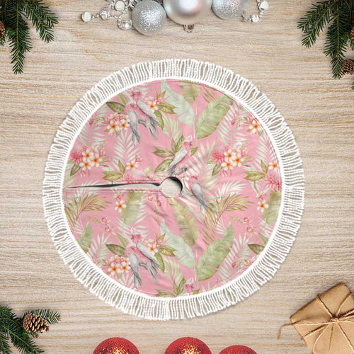 Australia Galah Cockatoo Tree Skirt Eolophus Soseicapilla Couple Seamless Style - Aussie Hoodie