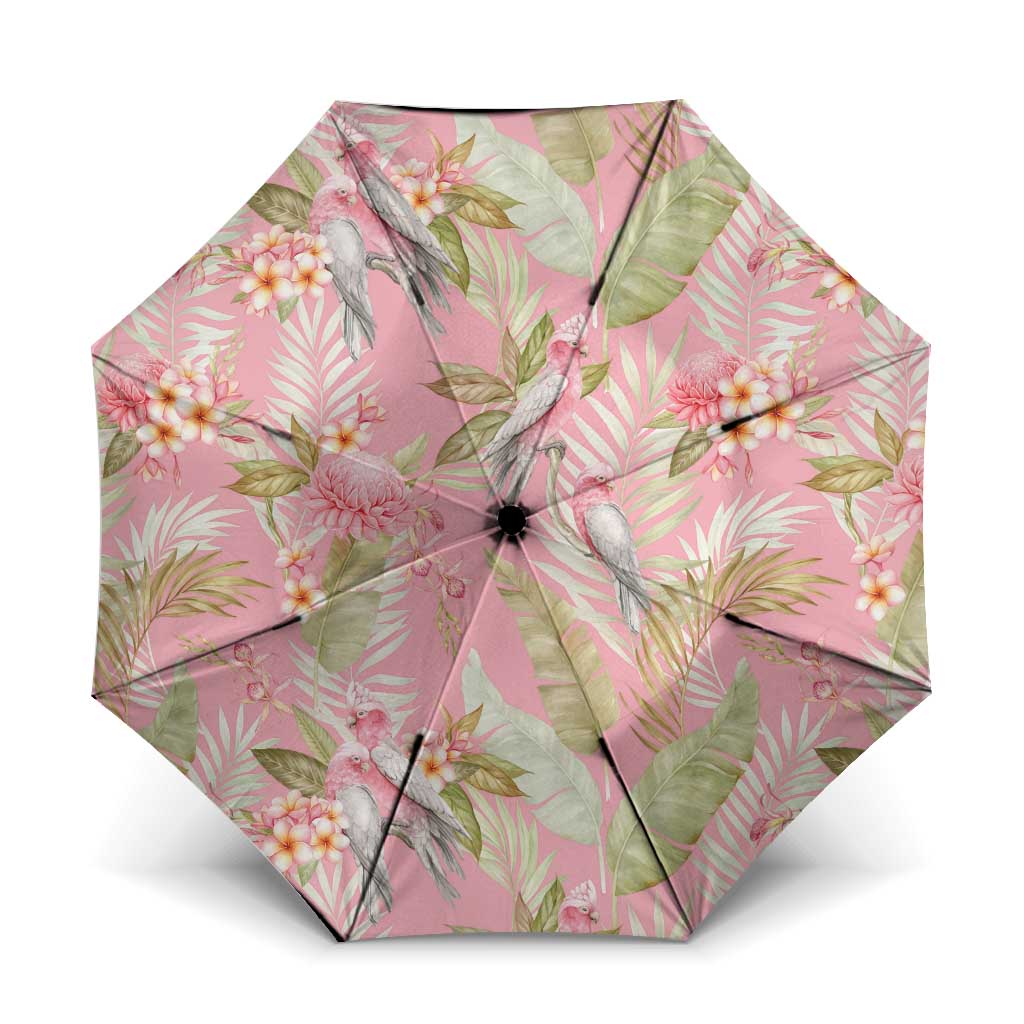 Australia Galah Cockatoo Umbrella Eolophus Soseicapilla Couple Seamless Style - Aussie Hoodie