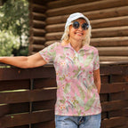 Australia Galah Cockatoo Women Polo Shirt Eolophus Soseicapilla Couple Seamless Style - Aussie Hoodie