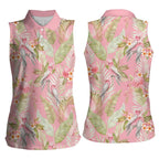 Australia Galah Cockatoo Women Sleeveless Polo Shirt Eolophus Soseicapilla Couple Seamless Style - Aussie Hoodie