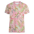 Australia Galah Cockatoo Women V-Neck T-Shirt Eolophus Soseicapilla Couple Seamless Style - Aussie Hoodie