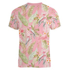 Australia Galah Cockatoo Women V-Neck T-Shirt Eolophus Soseicapilla Couple Seamless Style - Aussie Hoodie