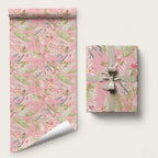 Australia Galah Cockatoo Wrapping Paper Eolophus Soseicapilla Couple Seamless Style - Aussie Hoodie