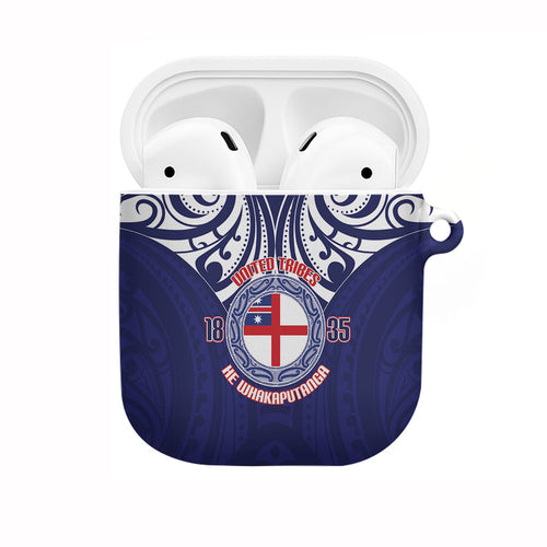 New Zealand United Tribes Te Kara AirPods Case He Whakaputanga Maori Pattern