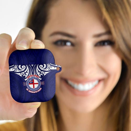 New Zealand United Tribes Te Kara AirPods Case He Whakaputanga Maori Pattern