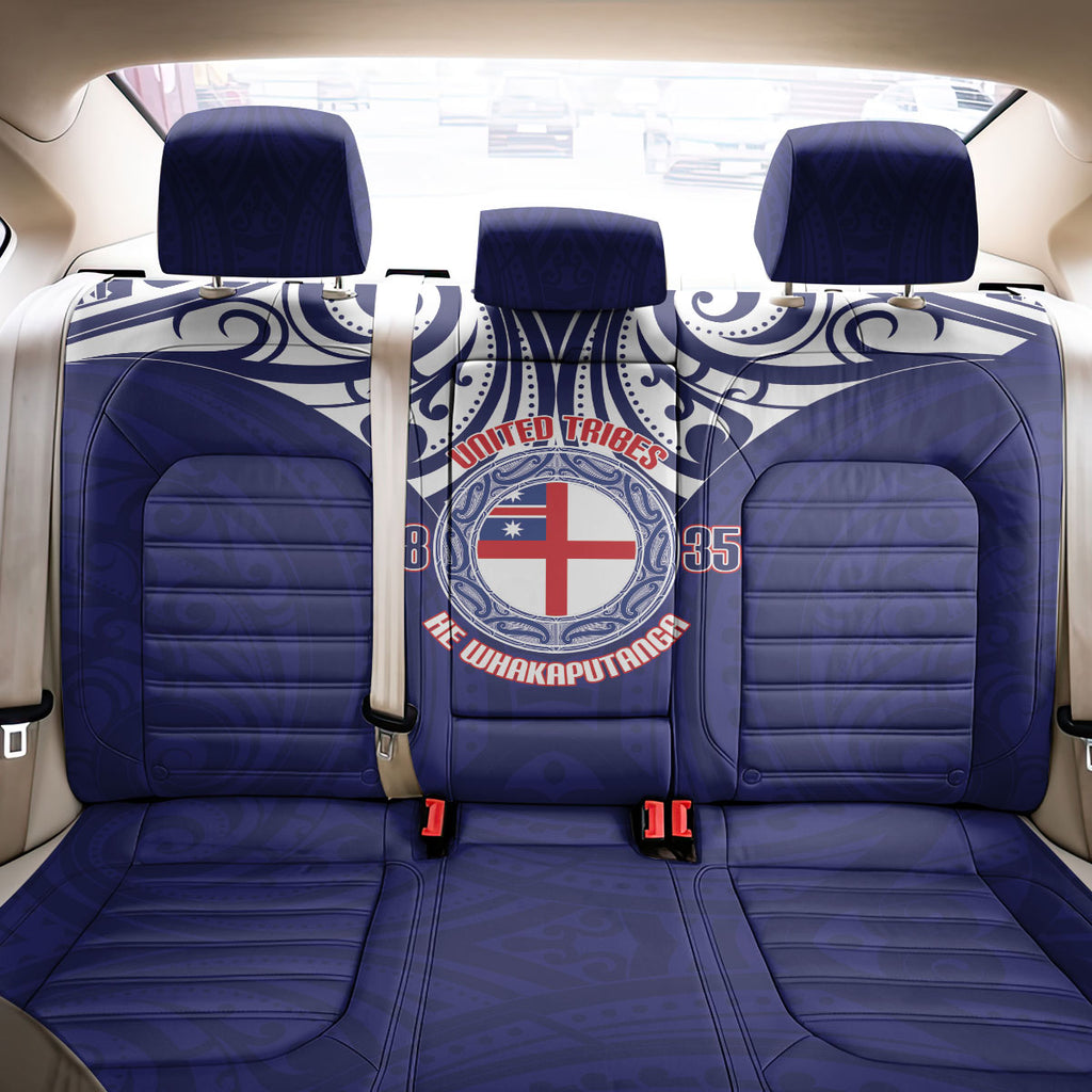 New Zealand United Tribes Te Kara Back Car Seat Cover He Whakaputanga Maori Pattern