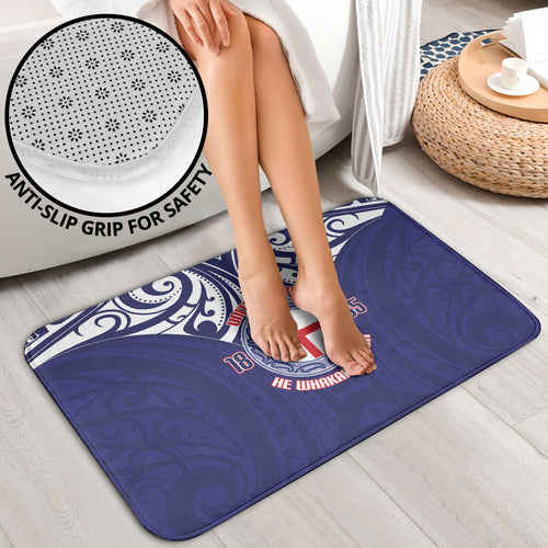 New Zealand United Tribes Te Kara Bathroom Set He Whakaputanga Maori Pattern