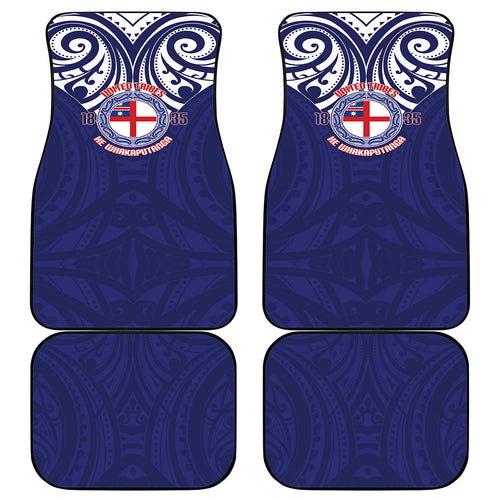 New Zealand United Tribes Te Kara Car Mats He Whakaputanga Maori Pattern