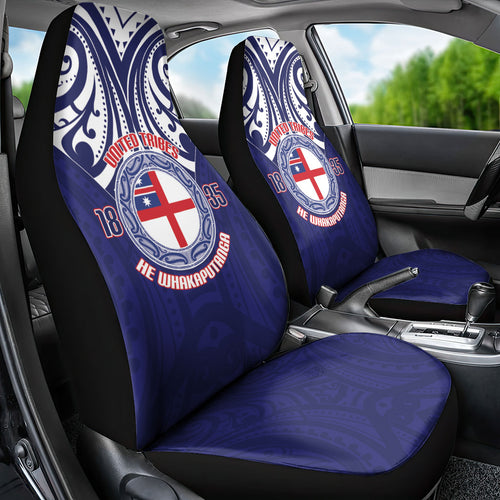 New Zealand United Tribes Te Kara Car Seat Cover He Whakaputanga Maori Pattern
