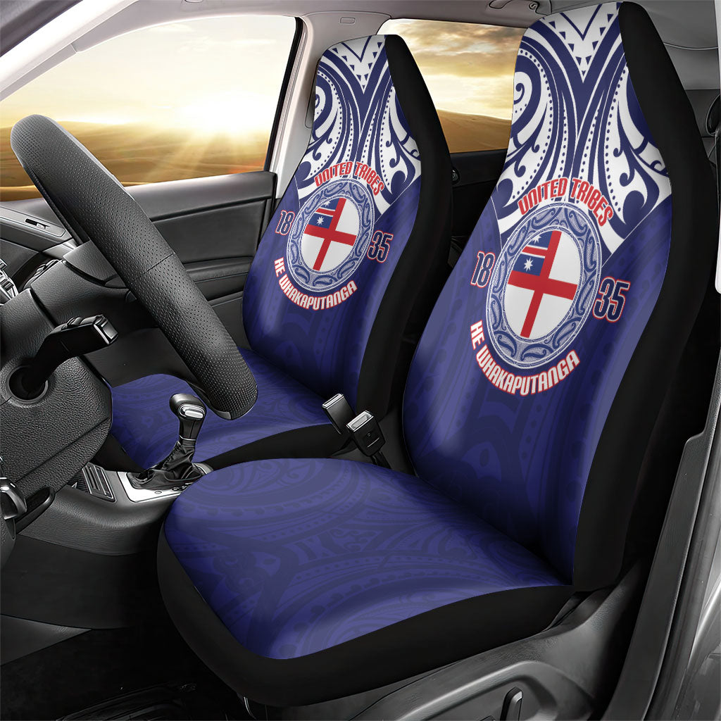 New Zealand United Tribes Te Kara Car Seat Cover He Whakaputanga Maori Pattern