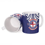 New Zealand United Tribes Te Kara Ceramic Mug He Whakaputanga Maori Pattern