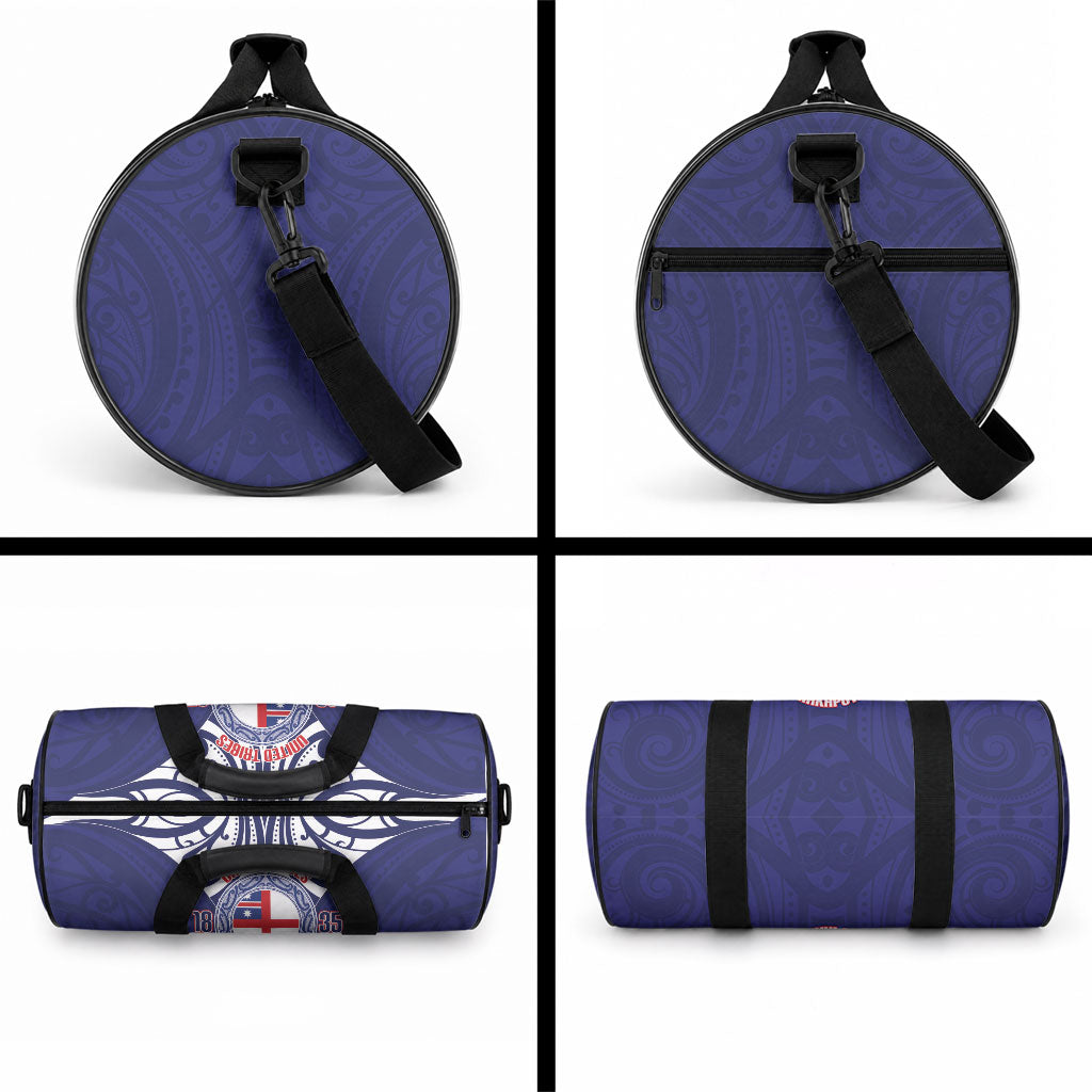 New Zealand United Tribes Te Kara Duffle Bag He Whakaputanga Maori Pattern
