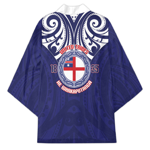 New Zealand United Tribes Te Kara Kimono He Whakaputanga Maori Pattern