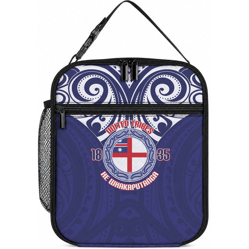 New Zealand United Tribes Te Kara Lunch Bag He Whakaputanga Maori Pattern