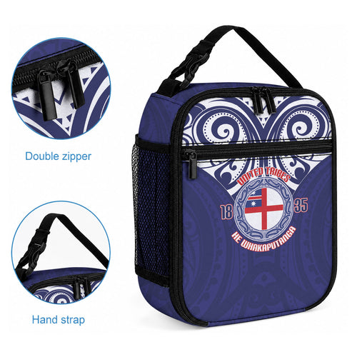 New Zealand United Tribes Te Kara Lunch Bag He Whakaputanga Maori Pattern