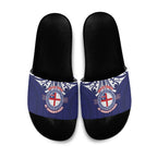 New Zealand United Tribes Te Kara Slide Sandals He Whakaputanga Maori Pattern