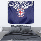 New Zealand United Tribes Te Kara Tapestry He Whakaputanga Maori Pattern