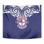 New Zealand United Tribes Te Kara Tapestry He Whakaputanga Maori Pattern