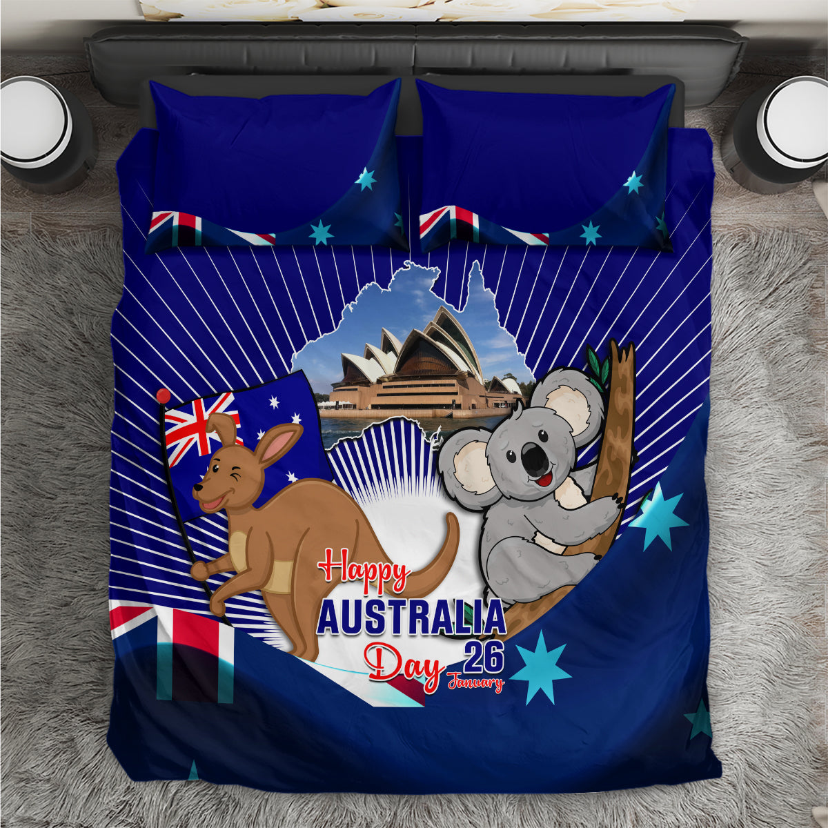 australia-day-bedding-set-2024-proud-to-be-australian-flag-color