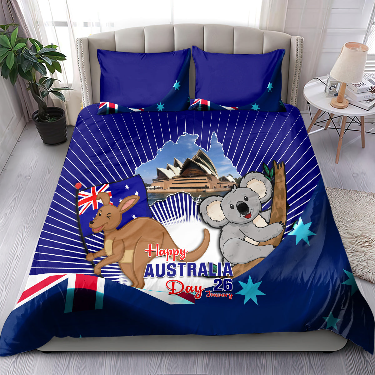 australia-day-bedding-set-2024-proud-to-be-australian-flag-color