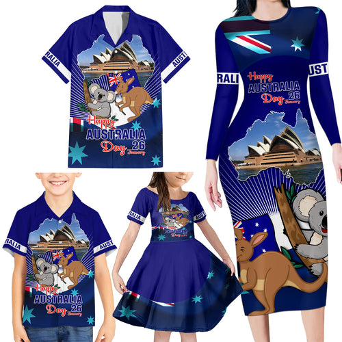 australia-day-family-matching-long-sleeve-bodycon-dress-and-hawaiian-shirt-2024-proud-to-be-australian-flag-color