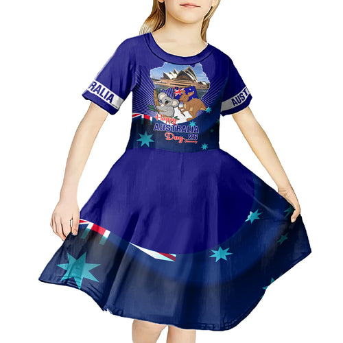 australia-day-kid-short-sleeve-dress-2024-proud-to-be-australian-flag-color